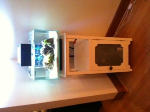 tank and stand (stand to be painted black at a later date)
