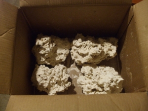 Box of 15lbs new rock.