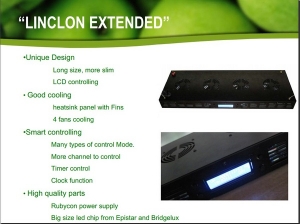 180w LED aquarium light with timer function