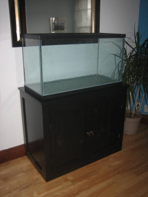 Finished tank stand