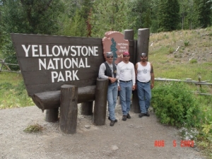 Me and the guys at Yellowstone Park
