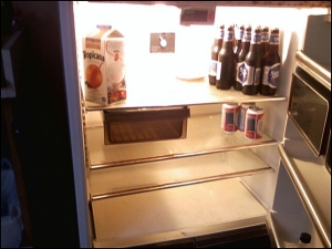 My fridge this summer.