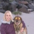 me and CoCo on the beach