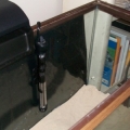 right side of my tank. the powerhead is in that front right corner with the nozzle turned more toward the center of the tank