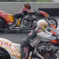 Rick Romine and Chicago Joe, Top Fuel Nitro Bikes. Fastest two cylinder bikes around.