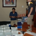 12 5 gallon jugs of salt water