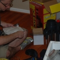 working on the skimmer